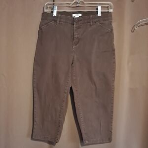 Cato Brown Capri Pants Vintage Size 4